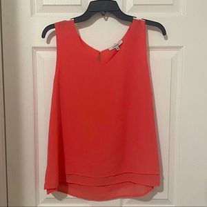 Reese Coral Layered Sleeveless Top